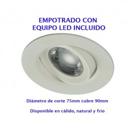 Empotrable Led 8w 2077