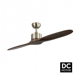 Ventilador 2 aspas madera motor DC