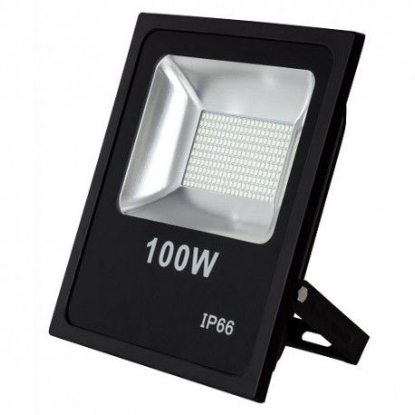 Proyector Led 100 w quiron negro 3000k