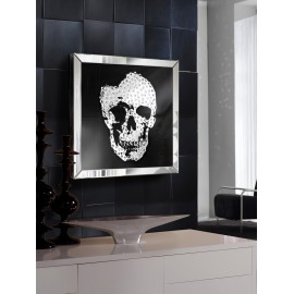 Cuadro Espejo Skull 60x60