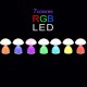 Lámpara de sobremesa Mush RGB LED (siete colores)