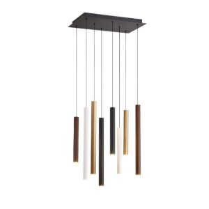 Cala * Lampara Base Cuadrada 7L Led Colantes - Variado
