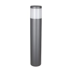 Chicago * Baliza Exterior Gris Oscuro Red. 65Cm Ip65 E27