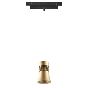 MAGNETO PAGODA * COLGANTE 12W NEGRO/ORO 3000K