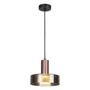 GIN * COLGANTE LED GRANDE - ROSA + NEGRO