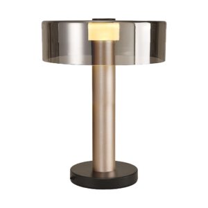 GIN * SOBREMESA LED GRANDE - ORO + NEGRO