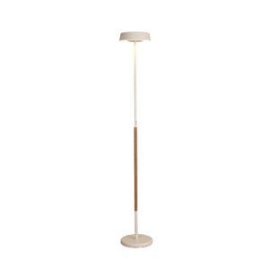 NOA II * PIE DE SALON 21+9W 3000K TOUCH DIMMER BLANCO/MADERA