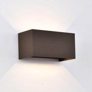 DAVOS * APLIQUE EXTERIOR LED* 4*6W 2700K DIMABLE CORTEN
