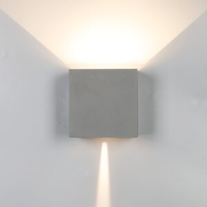 DAVOS * APLIQUE EXTERIOR LED* 2*10W 2700K DIMABLE GRIS OSCURO