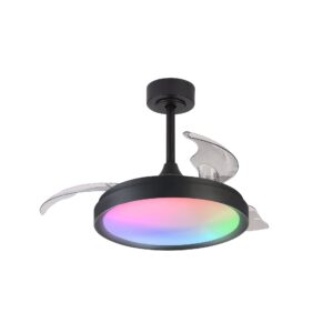 SIBERIA * Ceiling Lamp / Ventilation - Black D43