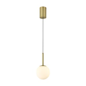PUEBLA * COLGANTE LED 9W 3000K ORO SATINADO