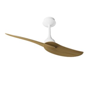 IPANEMA * VENTILADOR LED - BLANCO/MADERA - 2 PALAS