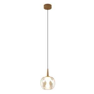 ANDROMEDA*PENDANT 1L - BASE GOLD - GLASS BRONCE
