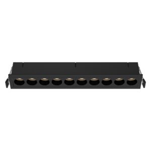 BLAU * FOCO EMPOTRAR 10L 24W 3000K NEGRO