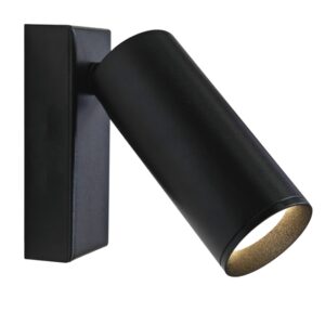 NAZARE * FOCO / APLIQUE LECTOR Mini GU10 1L NEGRO