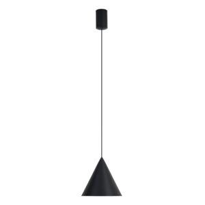 CONO * COLGANTE LED 10W - NEGRO - 18 CM - DIMABLE TRIAC