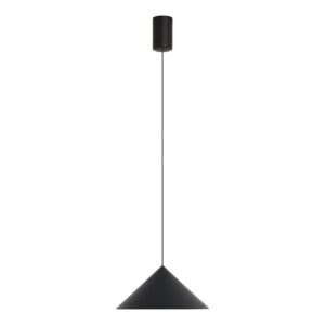 CONO * COLGANTE LED 10W - NEGRO - 24 CM - DIMABLE TRIAC