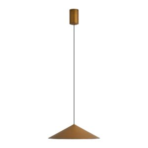 CONO * COLGANTE LED 10W - CUERO - 30 CM - DIMABLE TRIAC