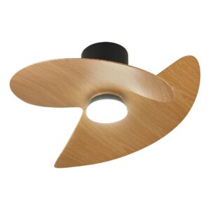 ONA * PLAFON / VENTILADOR  - NEGRO-MADERA