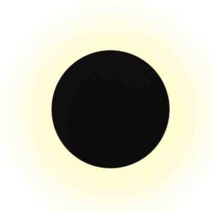 Bora Bora * Aplique Led Redondo Negro - 6W 2700K