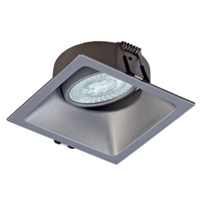 Comfort Gu10 * Empotrable Cuadrado Plata