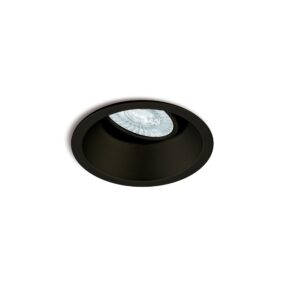 Comfort Gu10 * Empotrable Redondo Negro