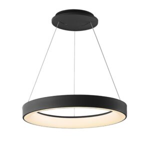 Niseko * Lampara 45 Cm - Con Mando - Negro