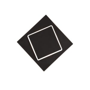Dakla * Aplique Cuadrado Led 30W Negro