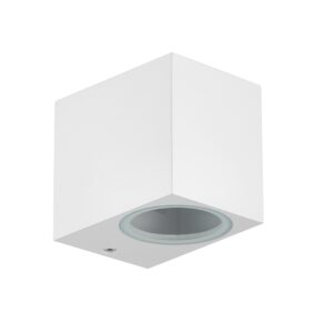 Kandanchu * Aplique Exterior Cuad. 1L*Gu10 Blanco