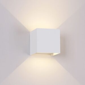 Davos * Aplique Exterior Led* 2*6W 3000K Blanco