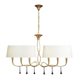 Paola*Oro* Lampara Lineal 6L (2 Brazos)