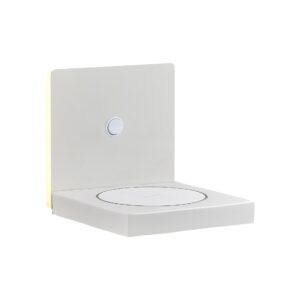 Zanzibar * Aplique Led Blanco 3000K 3W Con Cargador Movil Induccion