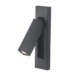 Gokova * Aplique Negro Lector Led Empotrable 3W 3000K