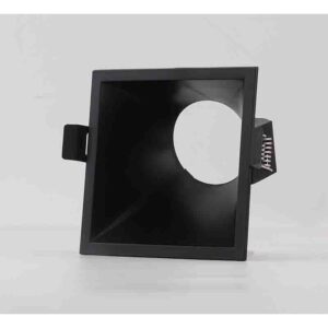Lamborjini * Comfort Gu10 Fijo 45º Cuadrado Negro