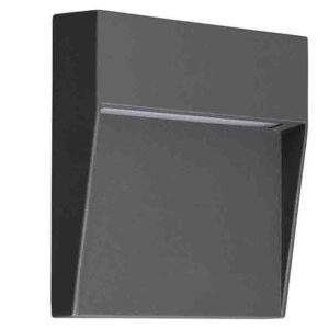 Baker * Señalizador Cuadrado 3W 3000K Gris Oscuro