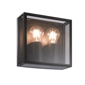 Verbier * Aplique Exterior Gris Oscuro Ip65 - 2L*E27