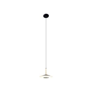 Orion * Colgante Led Negro/Cuero 1L*8W 3000K