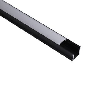 Perfil Aluminio Negro 2000*17.1*15,3Mm