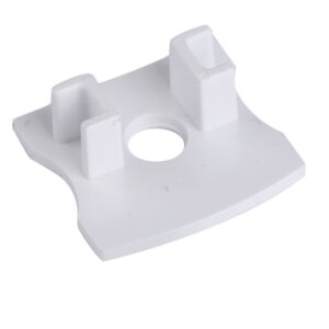 Tapa C/ Aguj Perfil Alu. Blanco 2000*17.1*15,3Mm