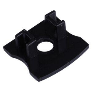 Tapa C/ Aguj Perfil Alu. Negro 2000*17.1*15,3Mm
