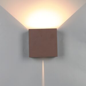 Davos Xl* Aplique Exterior Led* 2*10W 3000K Corten