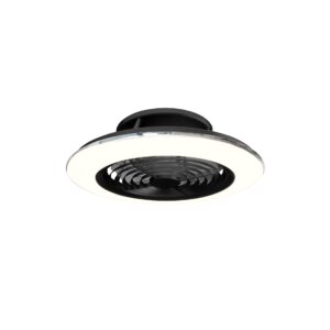 Alisio Mini * Ventilador Negro Led Con Mando