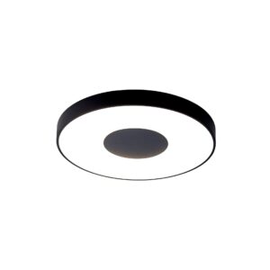 Coin * Plafon Redondo Led 56W - 2700-5000K - Con Mando - Negro