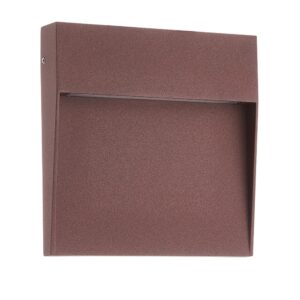 Baker * Señalizador Cuadrado 6W 3000K Corten