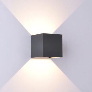 Davos * Aplique Exterior Led* 2*6W 4000K Gris Oscuro