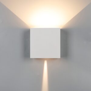 Davos Xl * Aplique Exterior Led* 2*10W 4000K Blanco