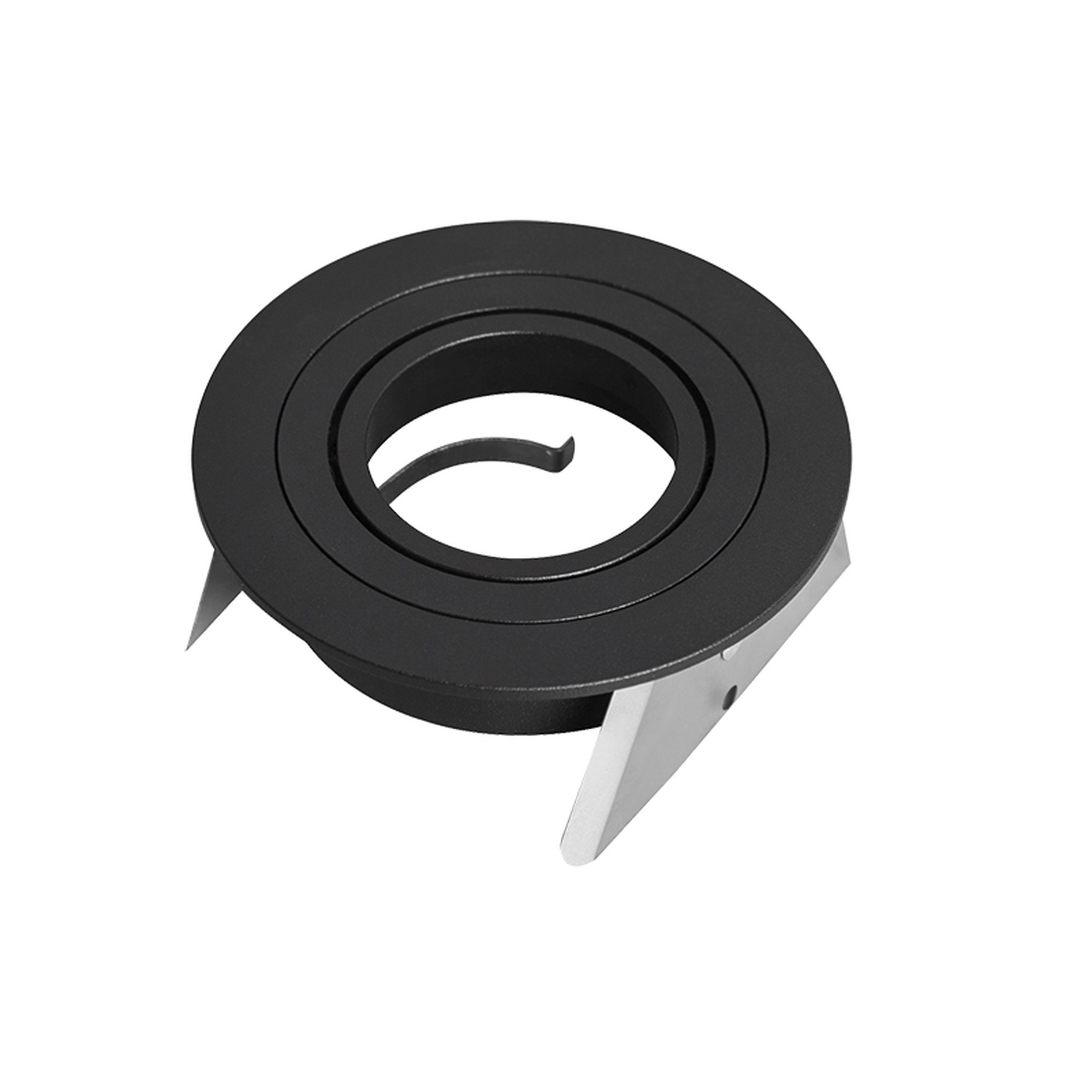 Basico Gu10 * Empotrable Redondo Negro