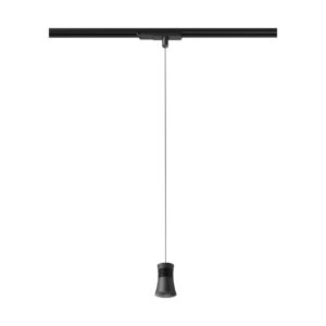 Pagoda * Colgante Led Carril Trifasico 12.5W 4000K Negro