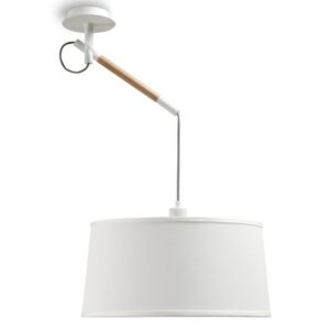 ***Des*** Nordica *Blanco/Madera* Lampara 1L