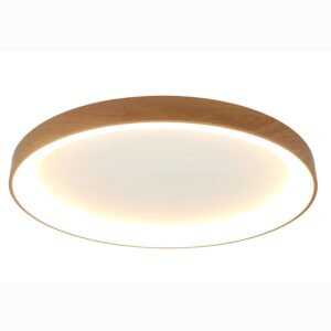 Niseko * Plafon Redondo Led 90 Cm - 3000K - Madera